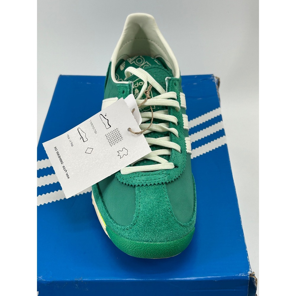 Adidas SL 72 OG W Women Size 7 Green Ivory JQ7397 Retro Suede Nylon New With Box - Picture 7 of 8